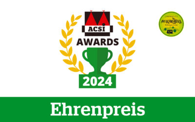 Campingplatz am Krähenberg erhält ACSI Ehrenpreis: Einer der 40 besten Campingplätze in Deutschland!