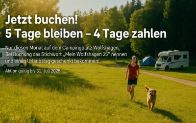 5 Tage bleiben – 4 Tage zahlen – Sommerangebot